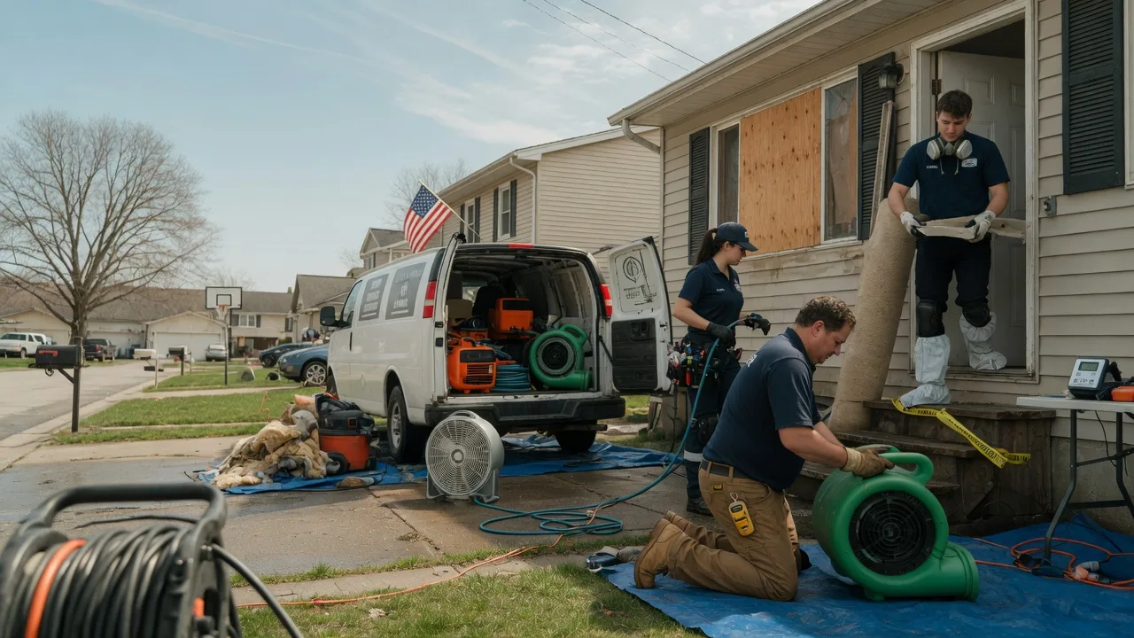 Water Damage Restoration in Harrisonburg, LA near me